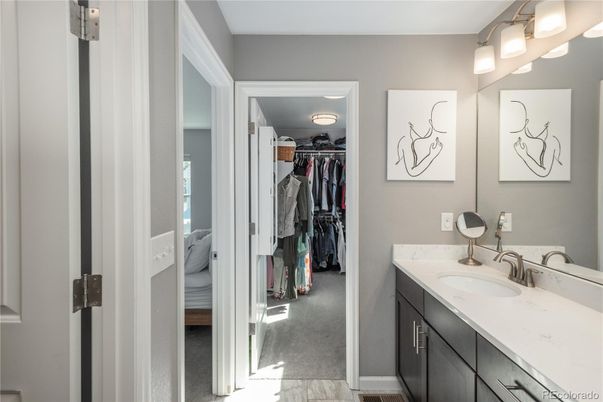 Bathroom, Dual Sink Vanities, Interior, Walk-in Closets