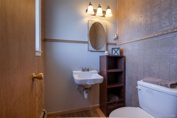 Bathroom, Interior, Wood Texture Flooring