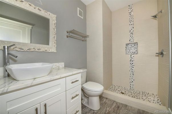 Bathroom, Interior, Wood Texture Flooring