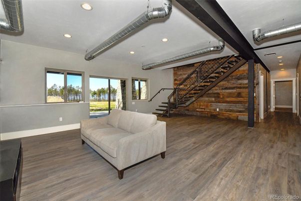 Interior, Recessed Lighting, Wood Texture Flooring