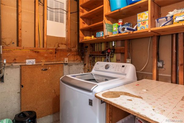 Interior, Washer