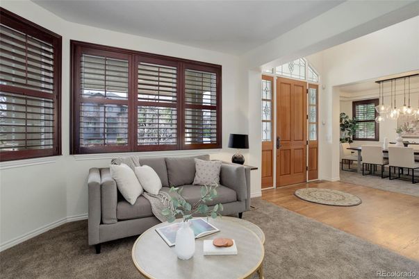 Dining room, Interior, Living room, Pendant Lights, Wood Texture Flooring
