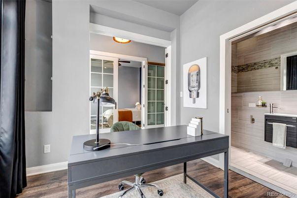 Home Office, Interior, Wood Texture Flooring