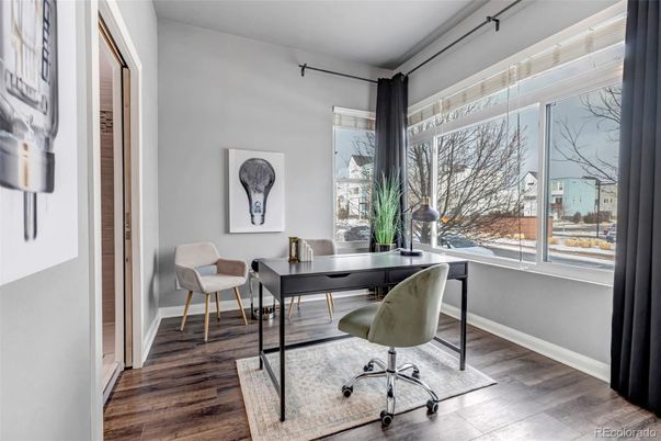 Home Office, Interior, Wood Texture Flooring