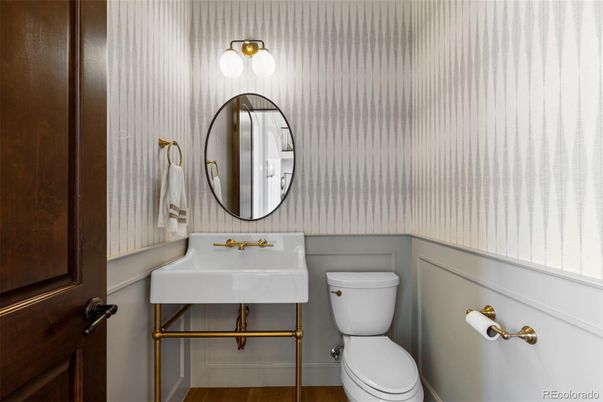 Bathroom, Interior, Wood Texture Flooring