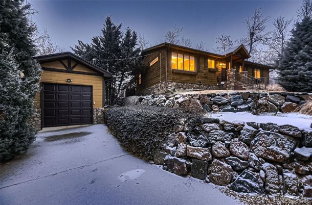 Detached Garage, Exterior, Facade, Log Home