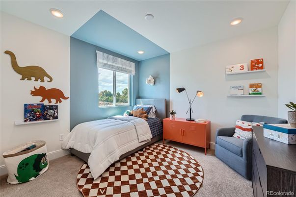 Bedroom, Interior, Recessed Lighting