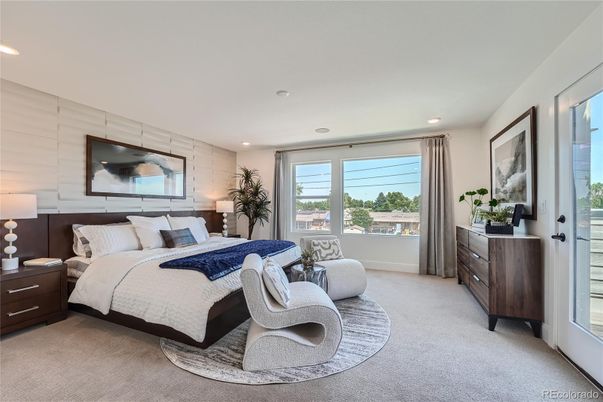Bedroom, Interior, Recessed Lighting