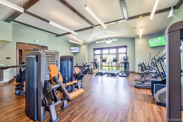 Fitness Equipment, Gym, Interior, Wood Texture Flooring