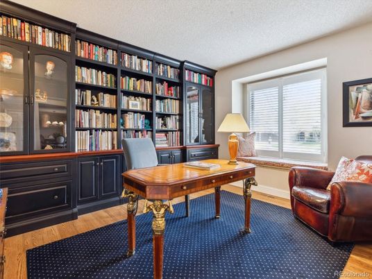 Home Office, Interior, Wood Texture Flooring