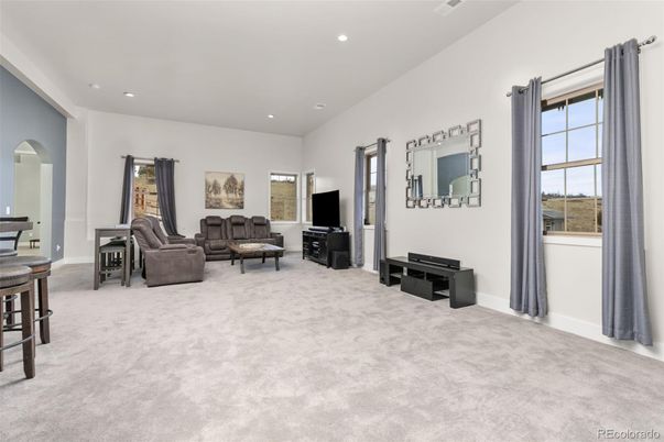 Interior, Living room, Recessed Lighting