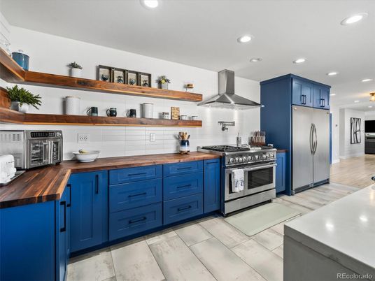 Interior, Kitchen, Recessed Lighting, Stainless Steel Appliances