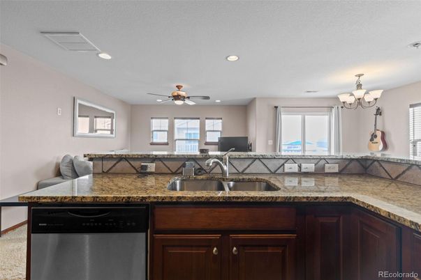 Chandelier, Interior, Kitchen, Recessed Lighting