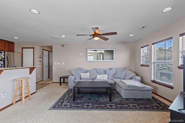 Interior, Kitchen, Living room, Recessed Lighting