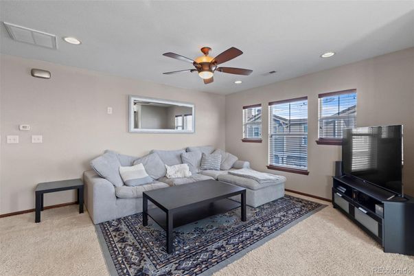 Interior, Living room, Recessed Lighting