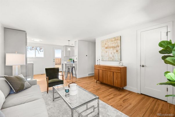 Dining room, Interior, Living room, Pendant Lights, Wood Texture Flooring