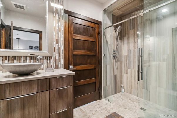 Bathroom, Glass Shower, Interior