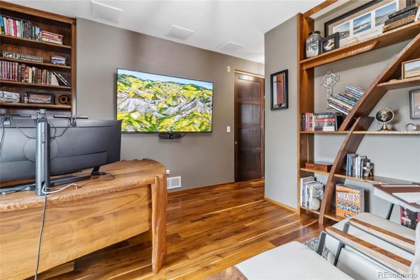 Home Office, Interior, Wood Texture Flooring