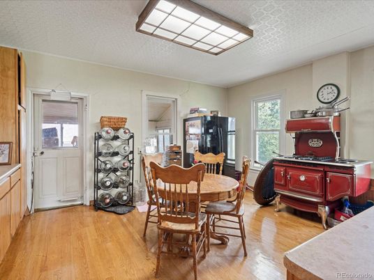 Dining room, Interior, Wood Texture Flooring