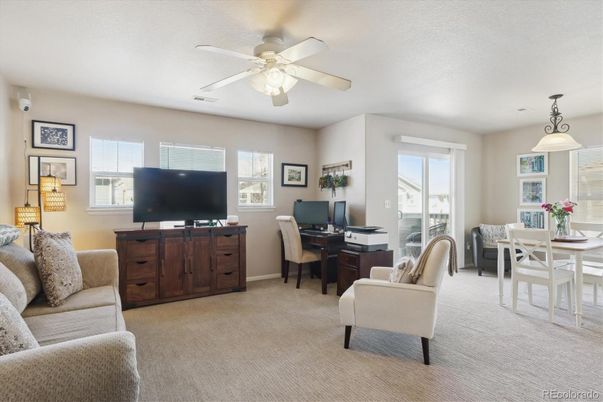 Home Office, Interior, Living room