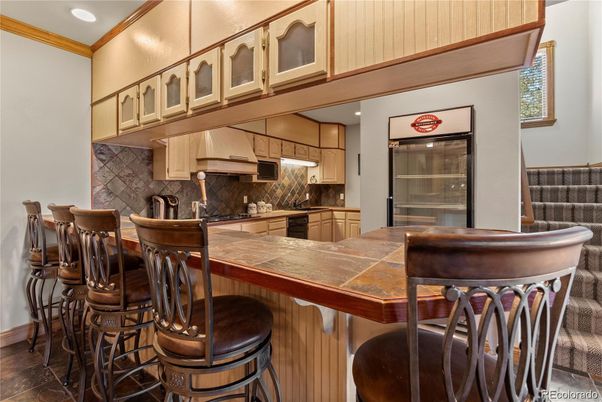 Interior, Kitchen, Recessed Lighting, Tile Countertops