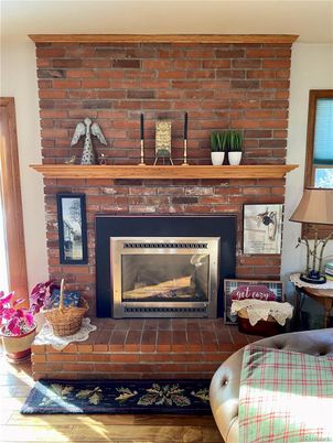Fireplace, Interior, Stone Walls