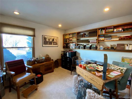Home Office, Interior, Recessed Lighting