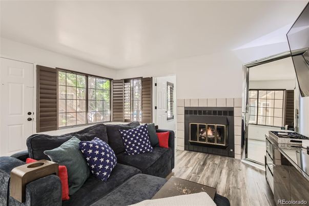 Fireplace, Interior, Living room, Wood Texture Flooring