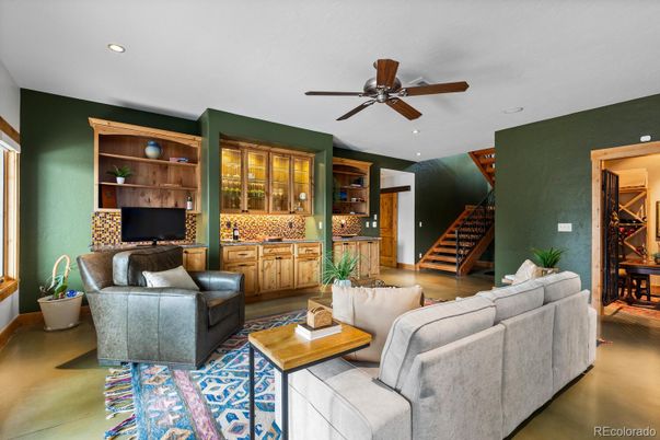 Interior, Living room, Recessed Lighting