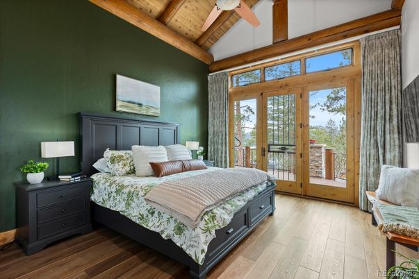 Bedroom, Interior, Wooden Beams, Wooden Ceilings, Wood Texture Flooring