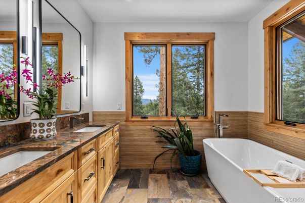 Bathroom, Dual Sink Vanities, Free Standing Baths, Interior