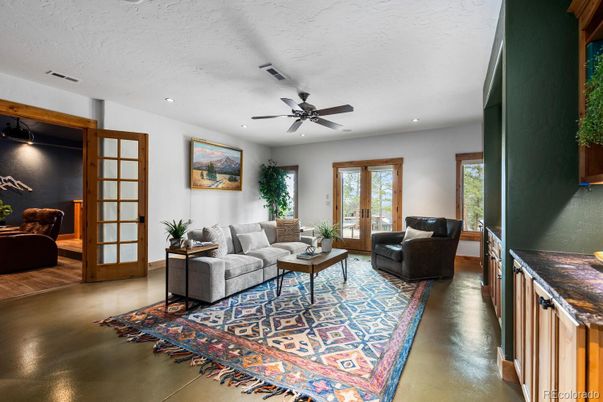 Interior, Living room, Recessed Lighting