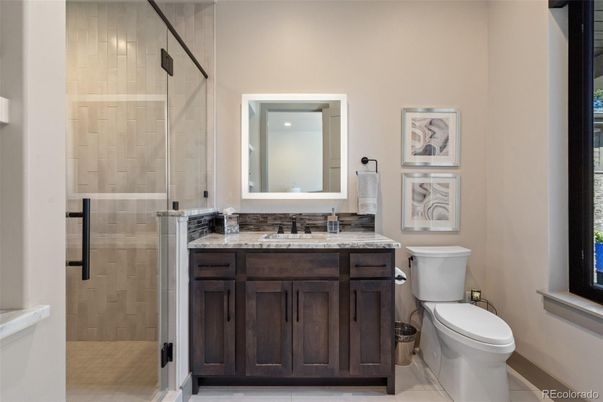 Bathroom, Glass Shower, Interior