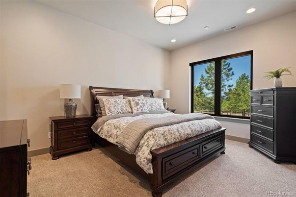 Bedroom, Interior, Recessed Lighting