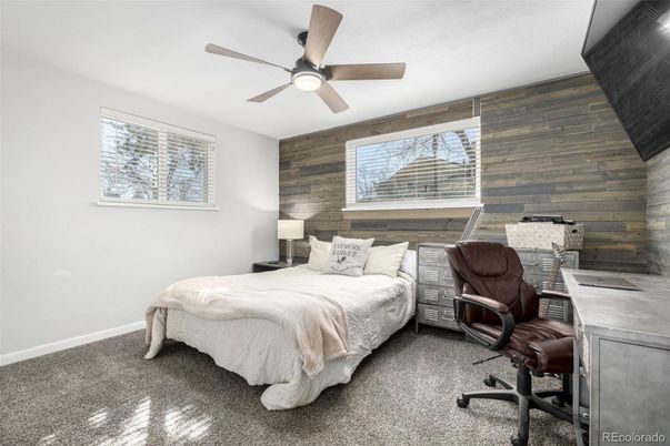 Bedroom, Home Office, Interior, Wooden Walls