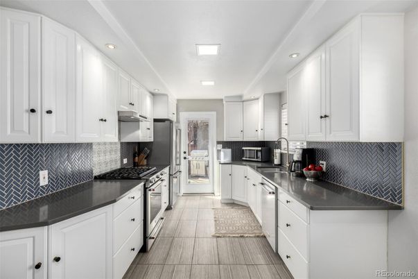 Interior, Kitchen, Recessed Lighting, Stainless Steel Appliances