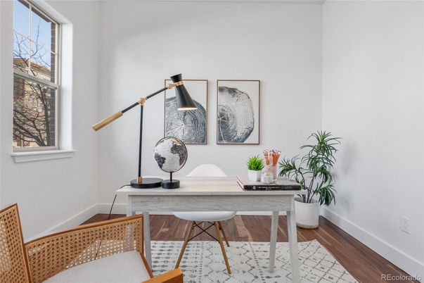 Home Office, Interior, Wood Texture Flooring