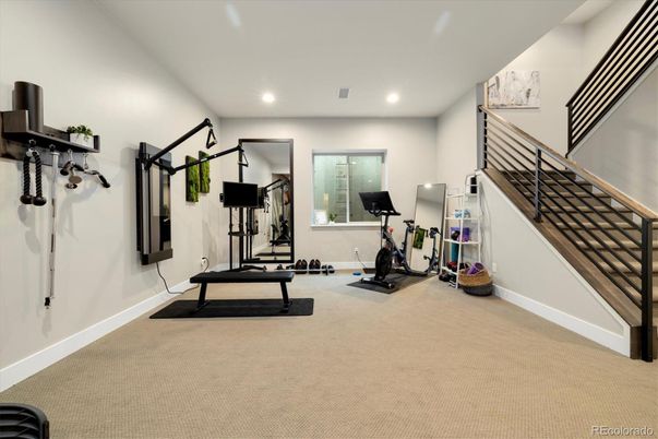 Fitness Equipment, Interior, Recessed Lighting