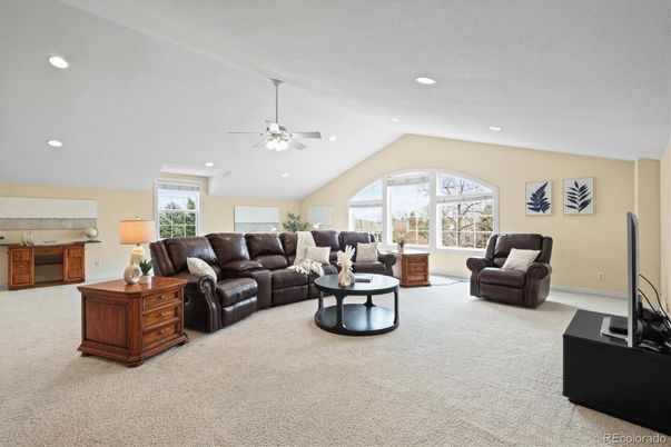 Interior, Living room, Recessed Lighting