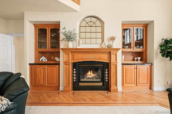 Fireplace, Interior, Wood Texture Flooring