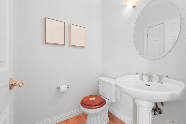Bathroom, Interior, Wood Texture Flooring