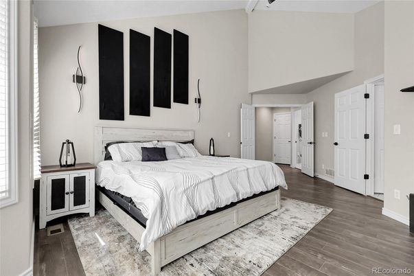 Bedroom, Interior, Wood Texture Flooring