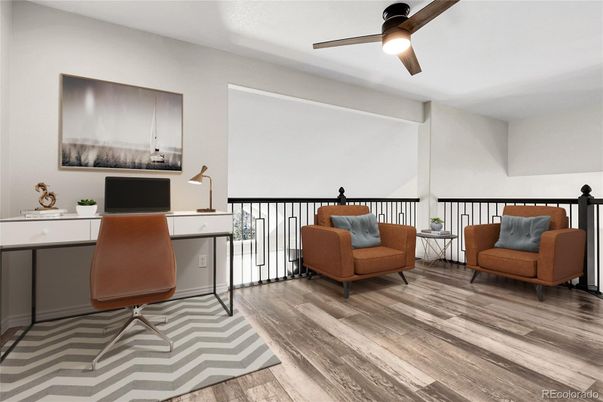 Home Office, Interior, Wood Texture Flooring