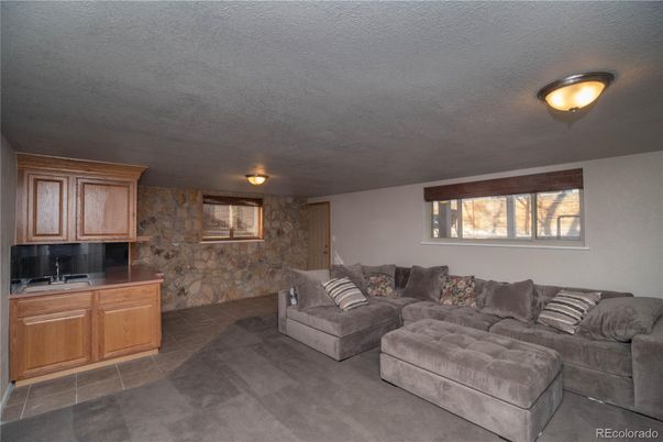 Interior, Living room, Stone Walls