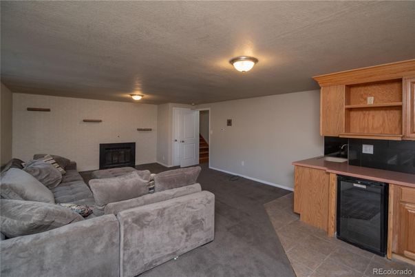 Fireplace, Interior, Kitchen, Living room