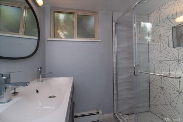 Bathroom, Glass Shower, Interior