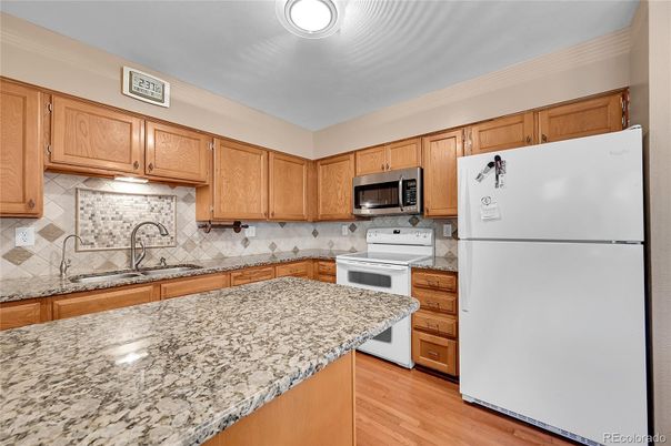 Interior, Kitchen, Wood Texture Flooring