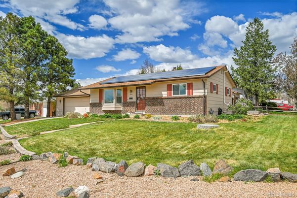Attached, Backyard, Exterior, Facade, Solar Panels, Ranch