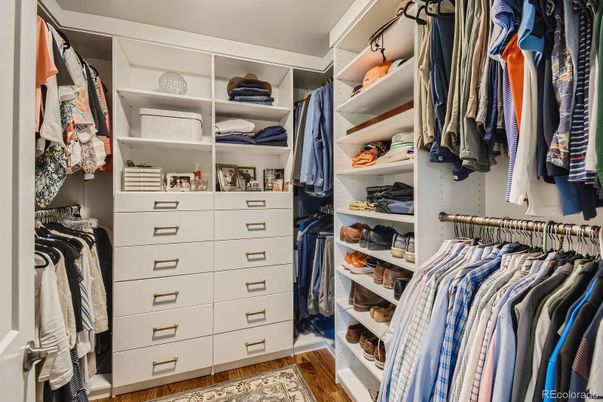 Interior, Walk-in Closets, Wood Texture Flooring