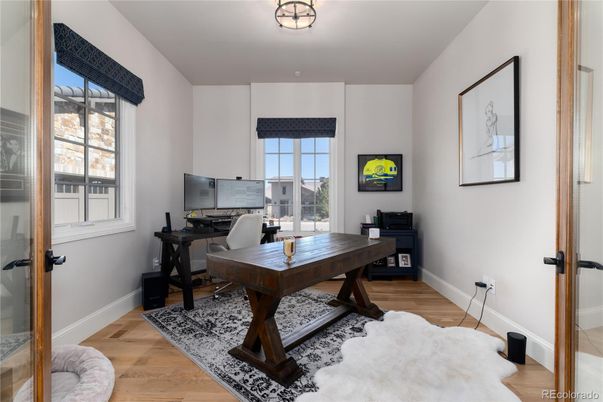 Home Office, Interior, Wood Texture Flooring